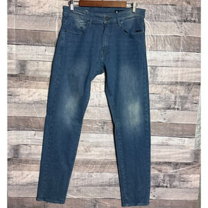 G-Star Raw Revend FWD Mens Jeans 32x30 Blue Denim Skinny Stretch Classic